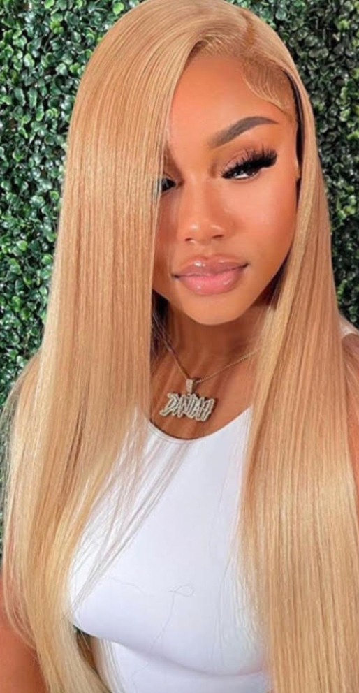 Honey blonde Lace front wig