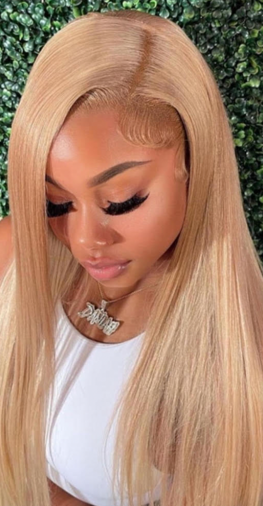 Honey blonde Lace front wig