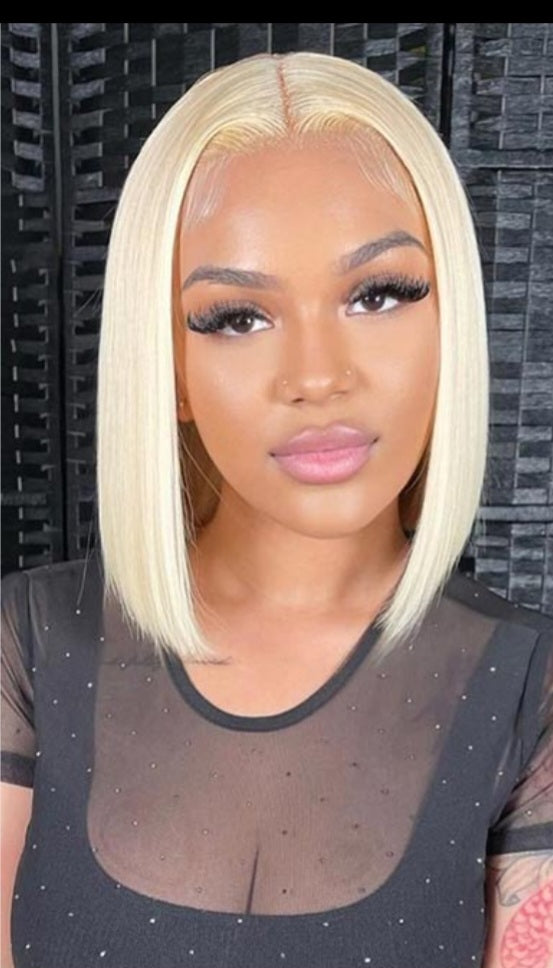 Blonde Straight Bob Wig