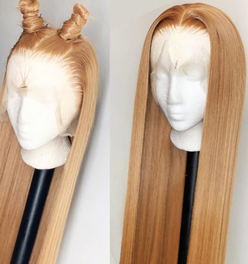 Honey blonde Lace front wig