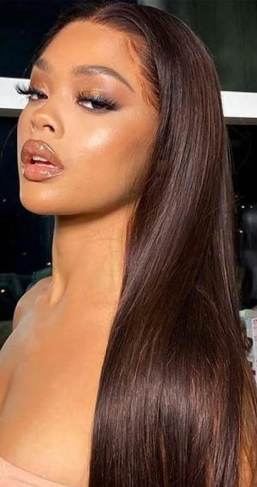 Chocolate Brown Human hair lace front wig